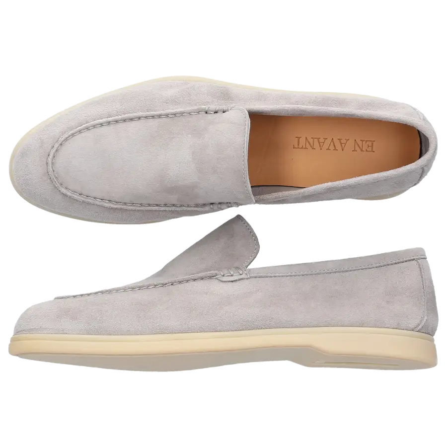 EN AVANT - Loafer 538 Veloursleder - grau