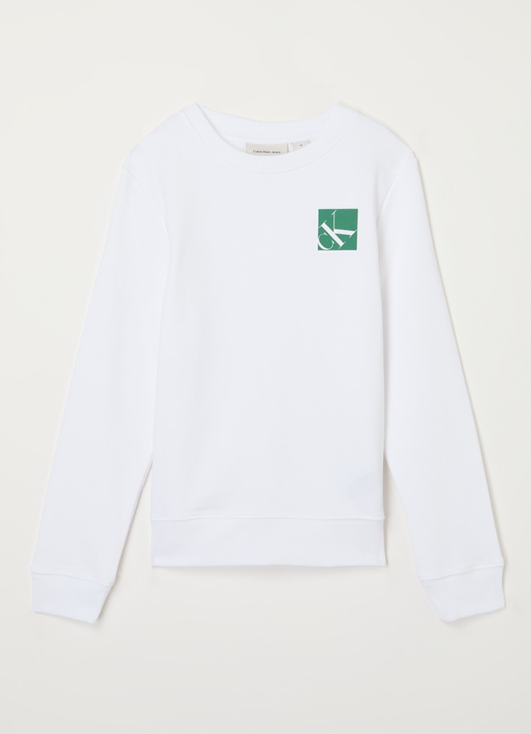 Calvin Klein džemper s printom logotipa