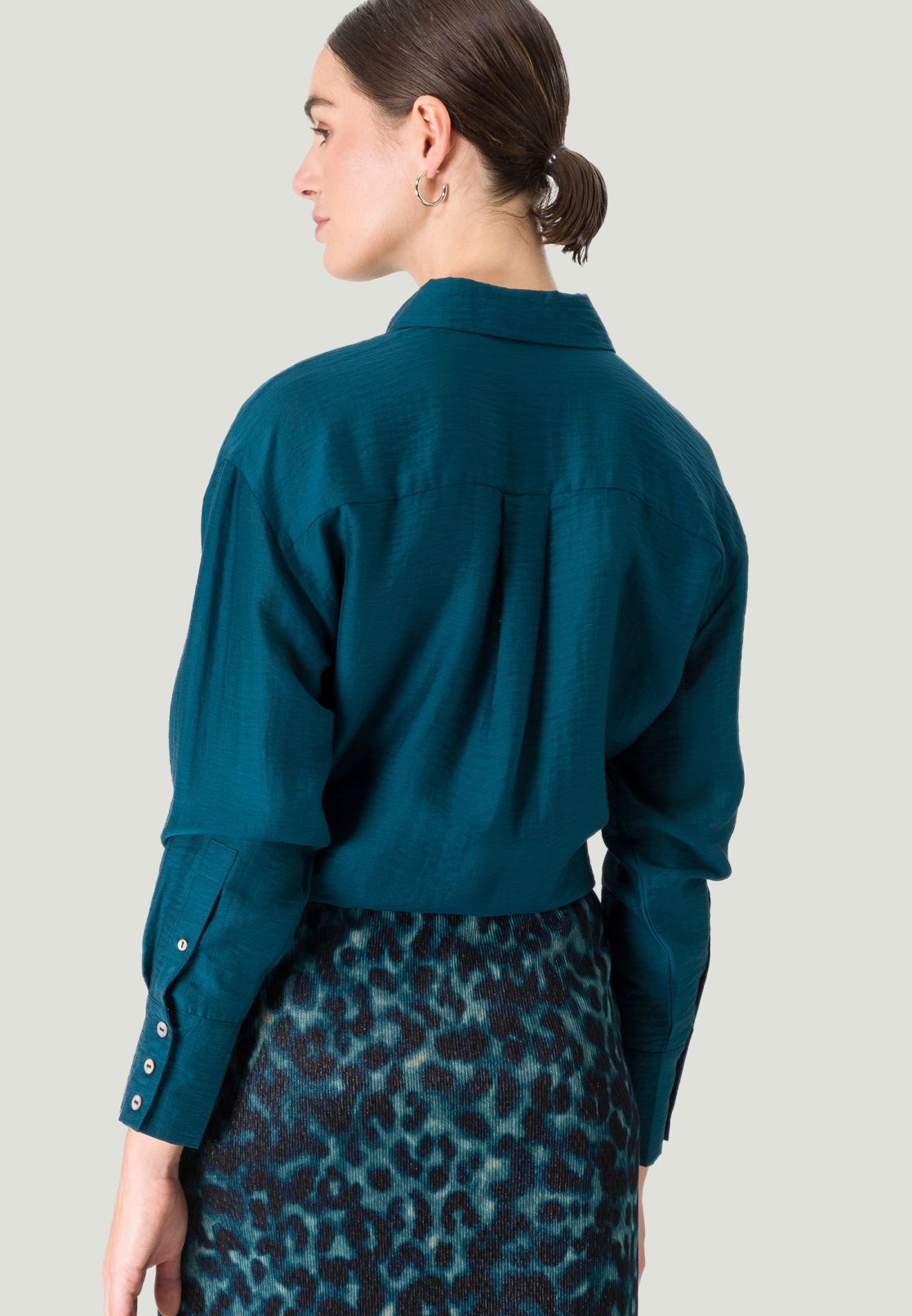 Hemdbluse mit Knopfleiste
