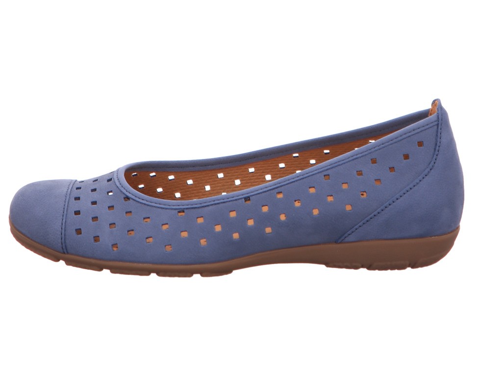 GABOR Ballerinas blau Gabor Fashion sportliche Ballerinas 44.1
