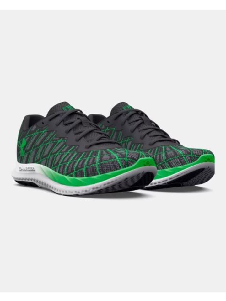 Under Armour Turnschuhe Charged in Grau/Grün günstig kaufen