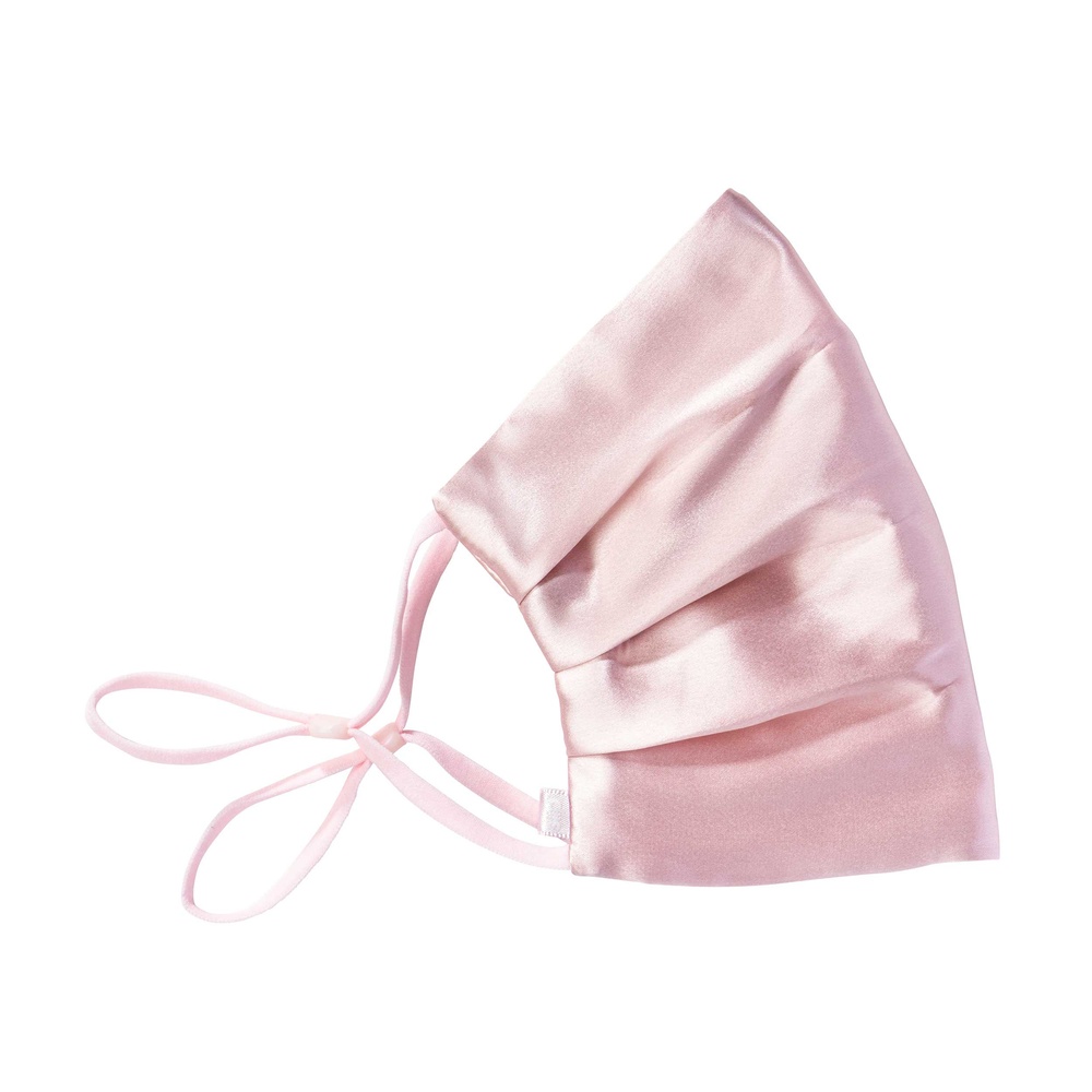 slip protection faciale pure soie slip - rose protections faciales
