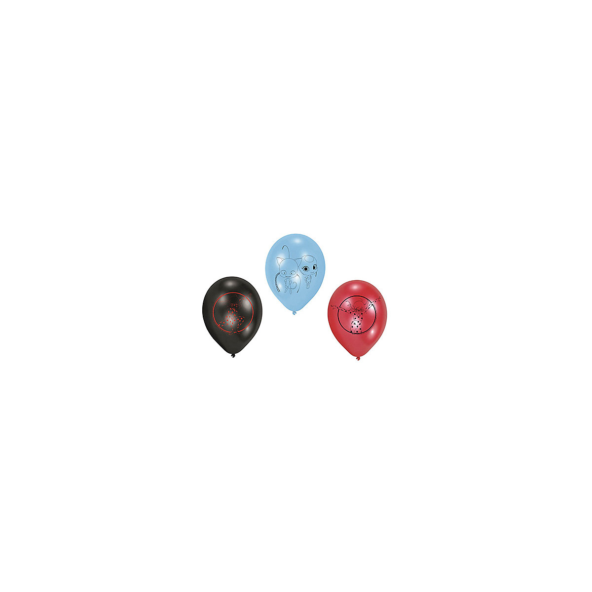 Luftballons Miraculous, 6 Stück