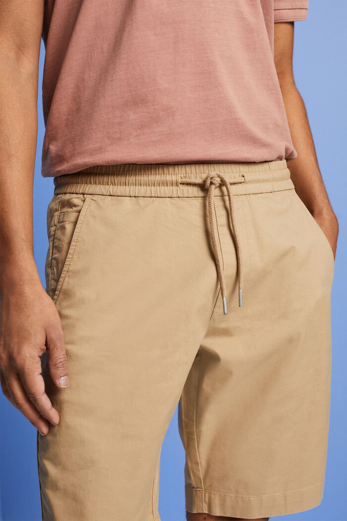 Shorts aus Baumwolltwill