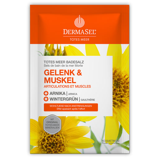 DERMASEL Totes Meer Badesalz Gelenk & Muskel  80 g  Bad