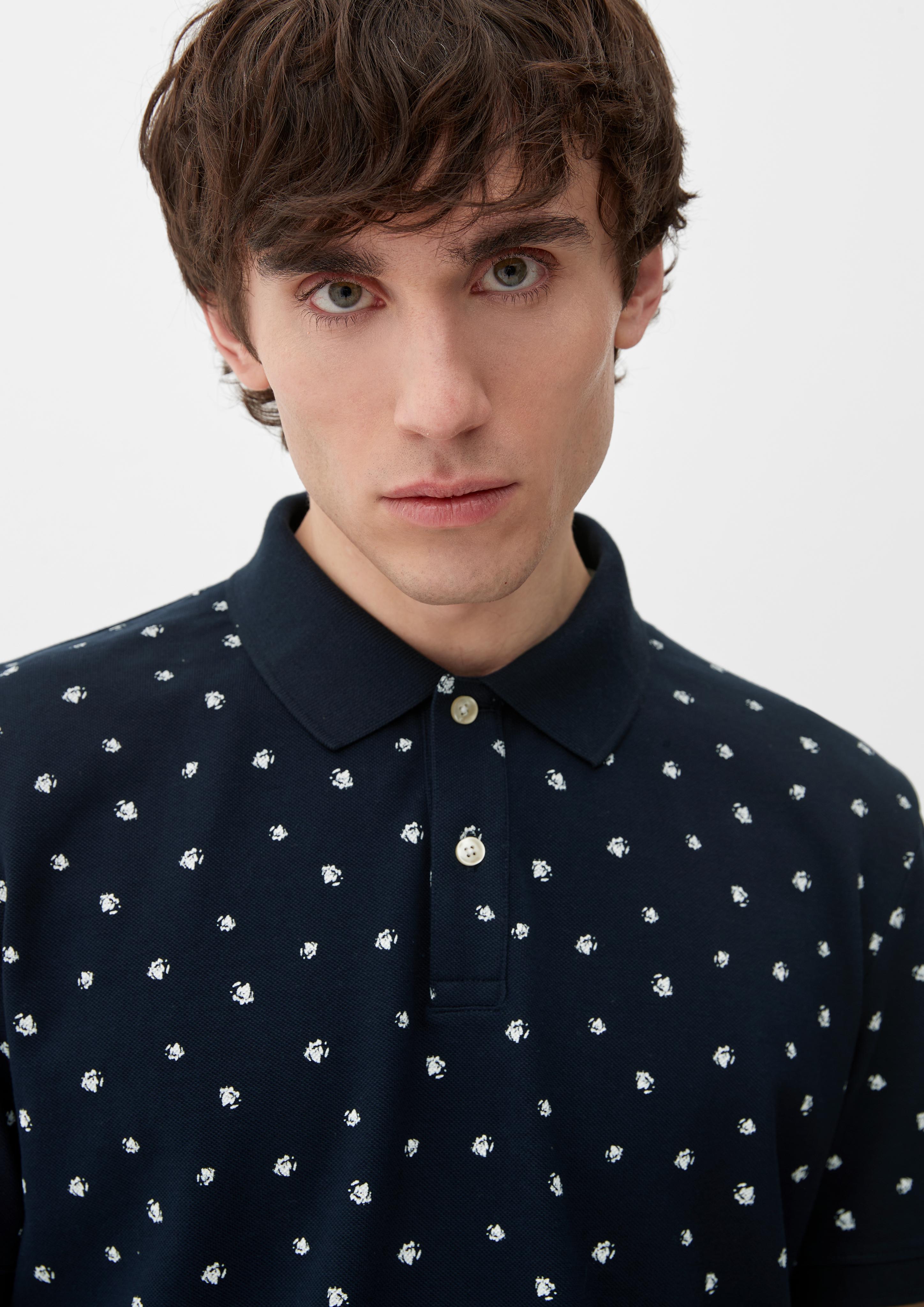 Poloshirt mit Allover-Print  2129836-59A0