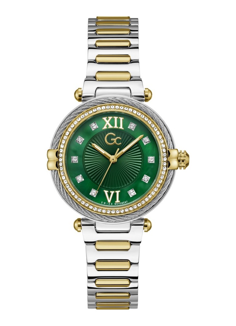 Gc Watches  Vogue Cable horloge met zirkonia Z52002L9MF