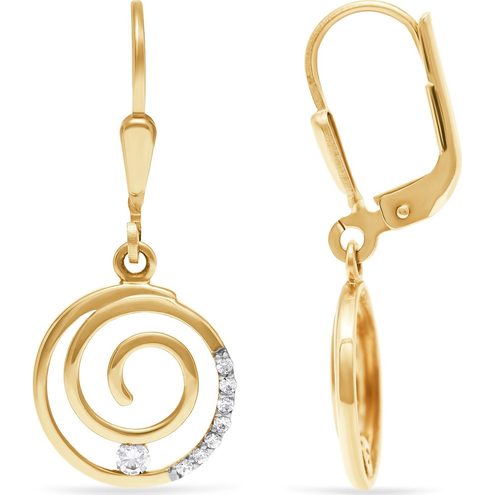 FAVS Boucles d'oreilles 375 Or jaune Boucles d'oreilles