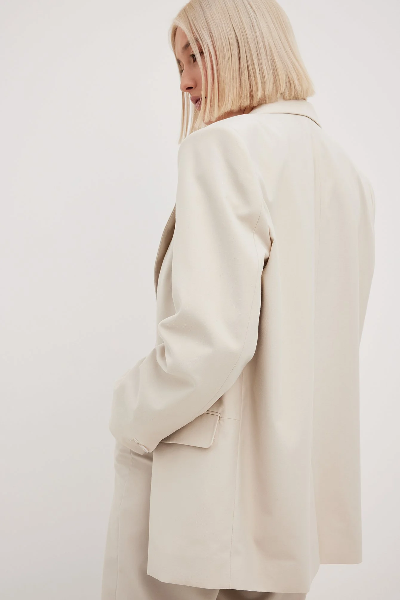 Oversize-Blazer mit taillierter Passform