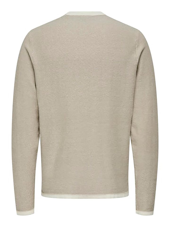 ONLY & SONS Pullover in Beige günstig kaufen