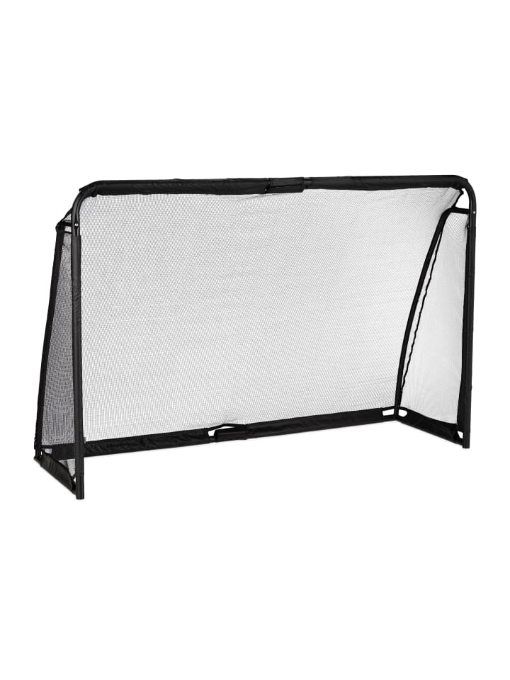 relaxdays Fußballtor in Schwarz - (B)180 x (H)120 x (T)60 cm günstig kaufen onesize