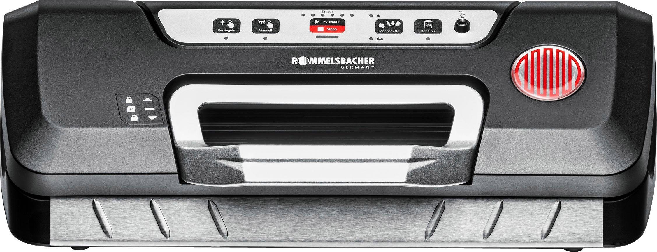 Rommelsbacher Vakuumierer VAC 285, Rollenbreite 30 cm, 110W, Einhand-Bedienung