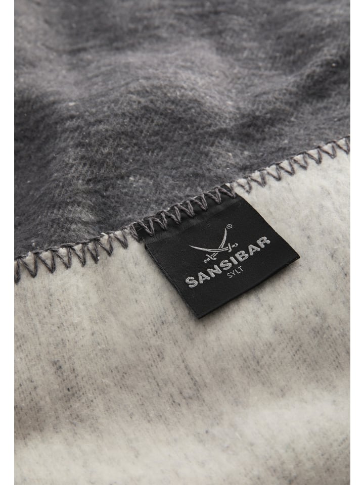 Sansibar Wohndecke Jacquard Scotch in Anthrazit günstig kaufen 150x200 cm