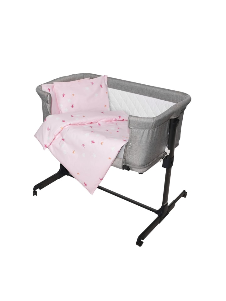 Lorelli Babybettwäsche-Set Eva in rosa günstig kaufen onesize