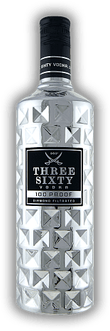 Three Sixty Vodka 100 Proof 50% Three Sixty Vodka 100 Proof 50%  0,7	 Liter - Vol 50%
