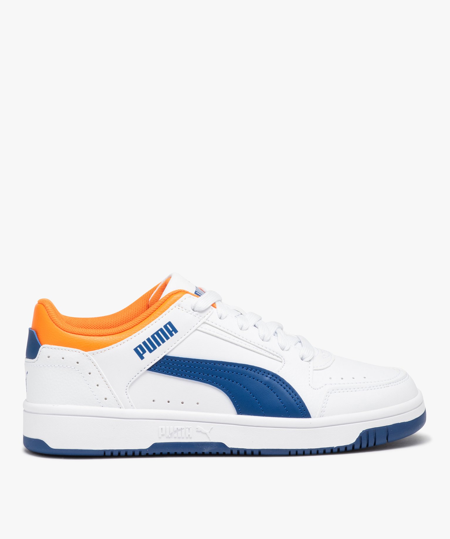 Baskets Garçon multicolore à semelle amortissante - Puma blanc | GEMO