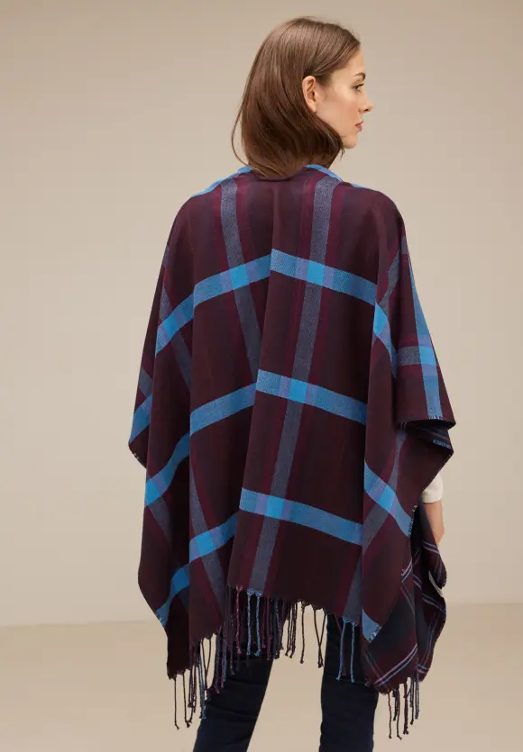 Street One Cape mit Karo-Muster
