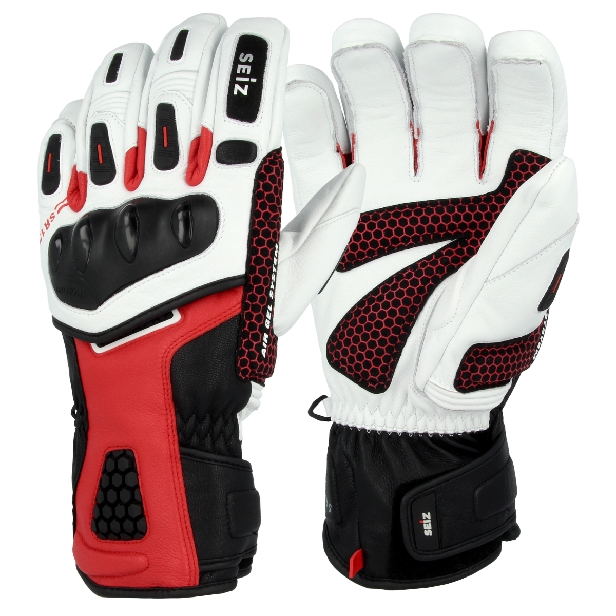 SEIZ S Race V Handschuhe weiss