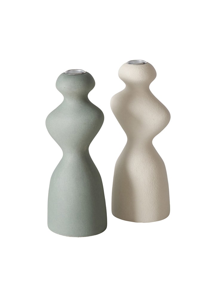 Boltze 2er-Set: Kerzenleuchter 