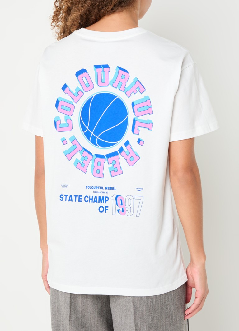Colourful Rebel  T-shirt van biologisch katoen