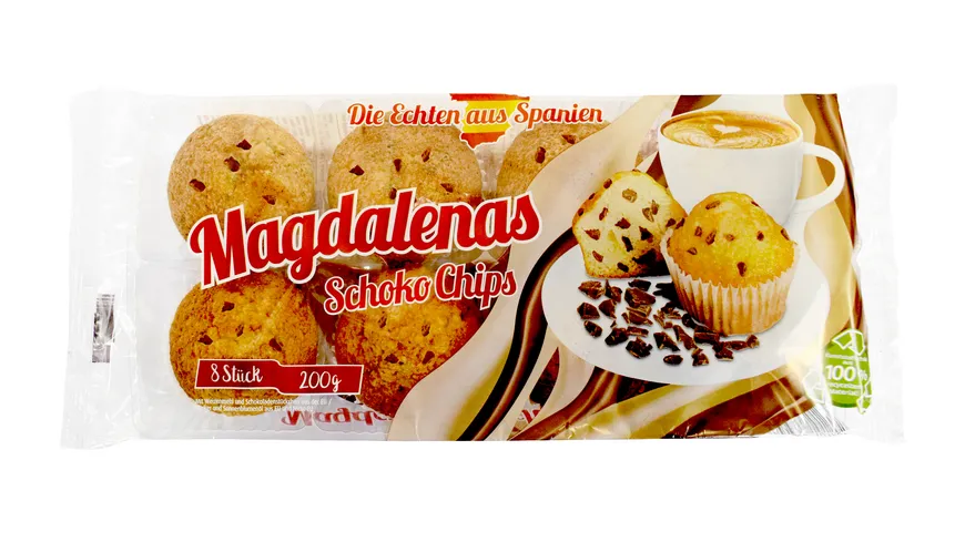 Magdalenas Schoko Chips 200 g