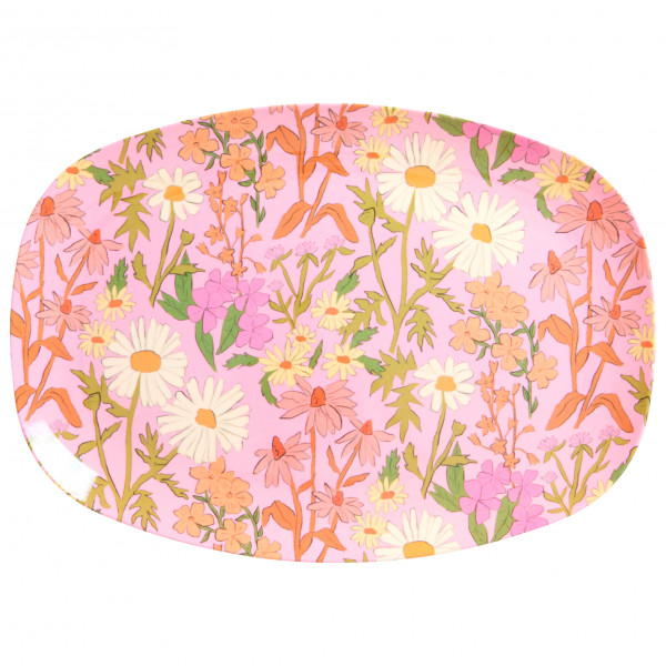 Rice - Melamine Rectangular Plate - Teller