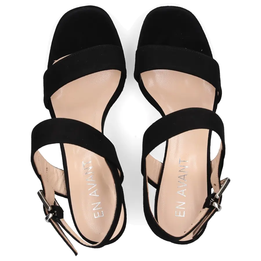 EN AVANT - Sandalen LUVIA Veloursleder - schwarz