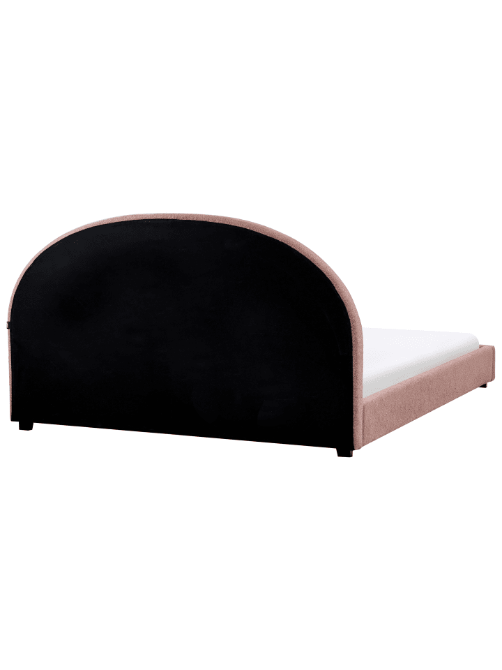 Beliani Doppelbett VAUCLUSE in Rosa - (W) 194 x (H) 112 x (L) 214 cm günstig kaufen onesize