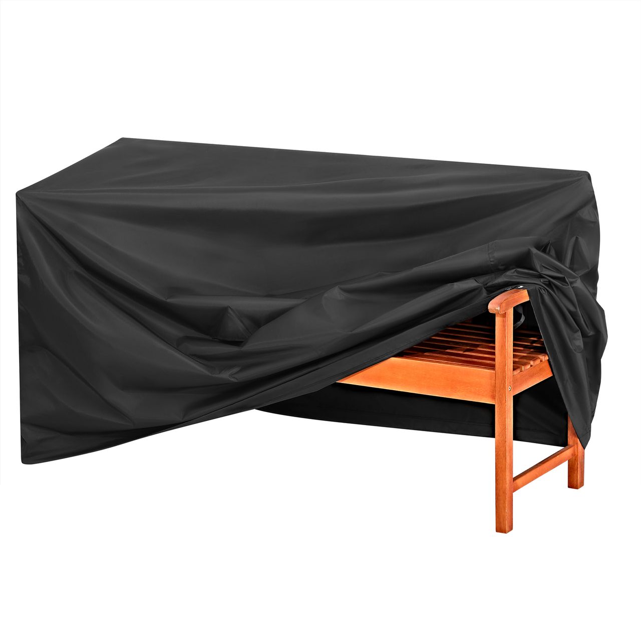 Casaria Kingsleeve® Abdeckplane Gartenbank Anthrazit 162x65x88cm