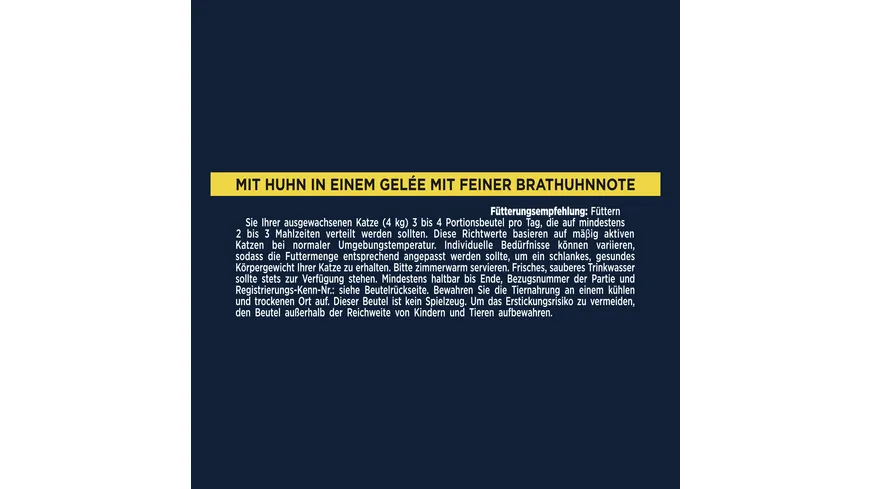 PURINA GOURMET Perle Genuss in Gelee mit Huhn 85 g