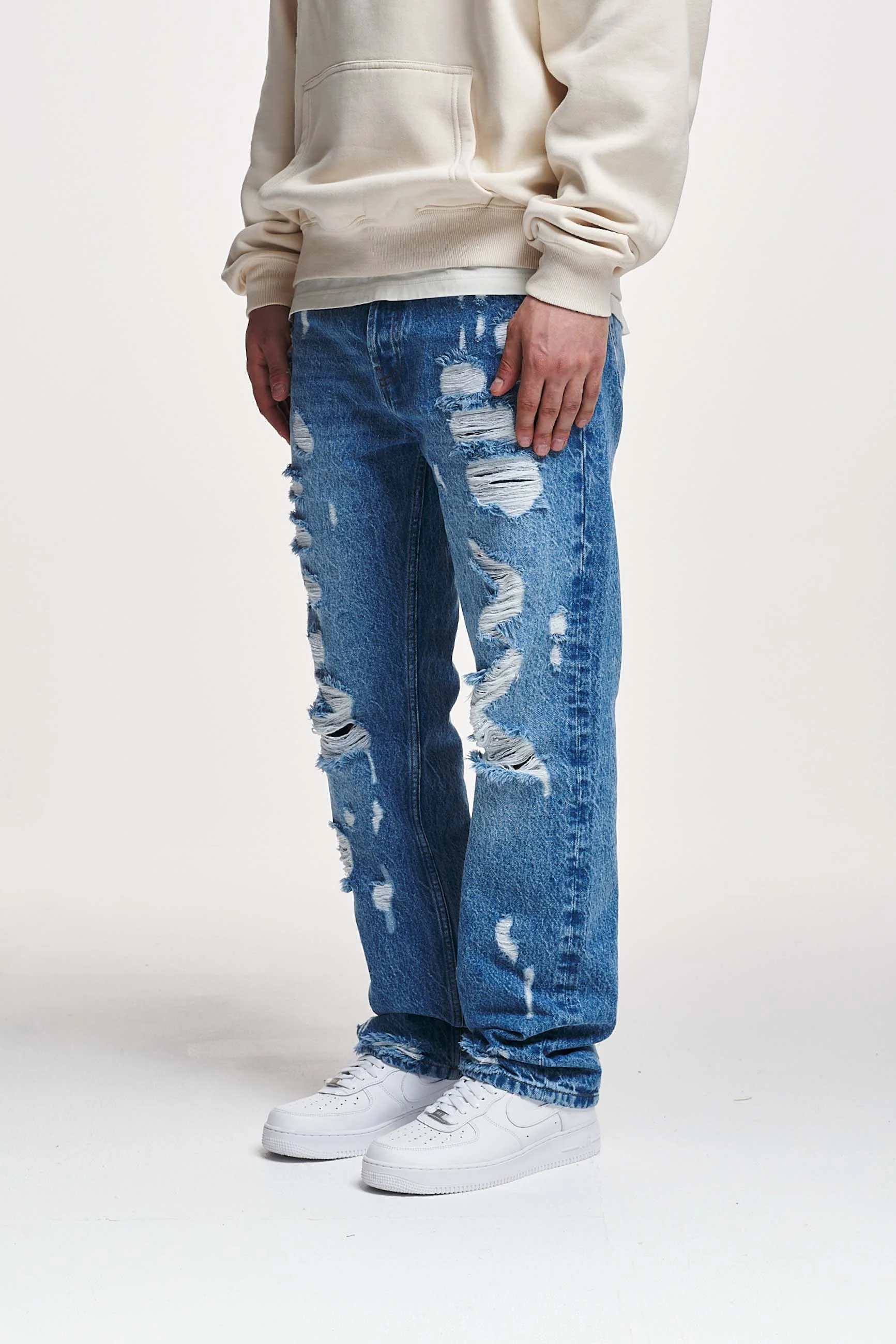 2Y Studios FIRIO DESTROYED STRAIGHT - Vaqueros pitillo