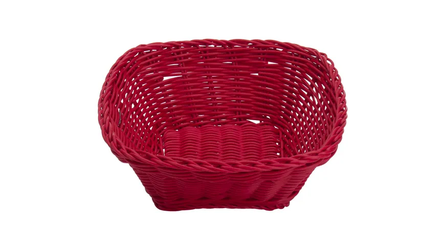 WESTMARK Brotkorb quadratisch 19x7,5cm rubinrot