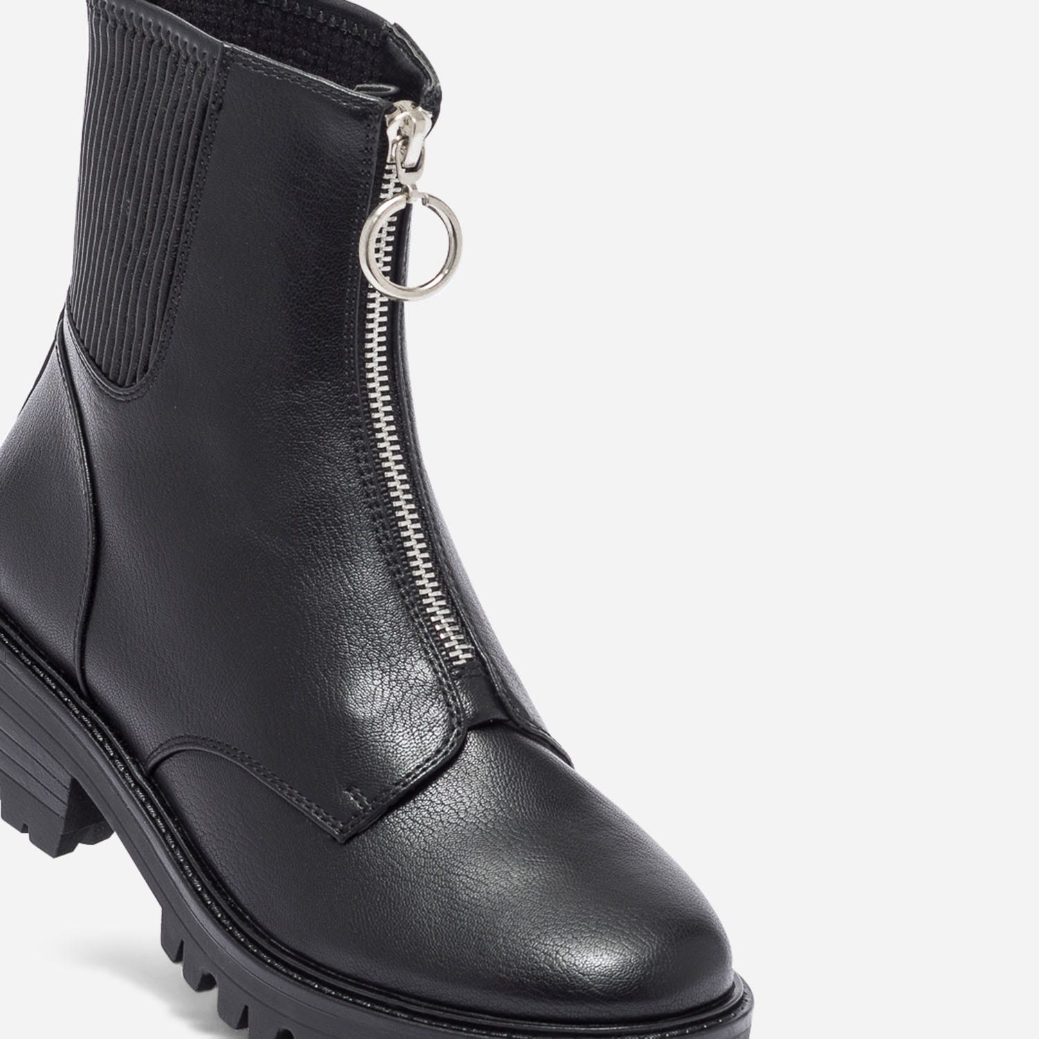 Chelsea boots TEXTO noir zippé