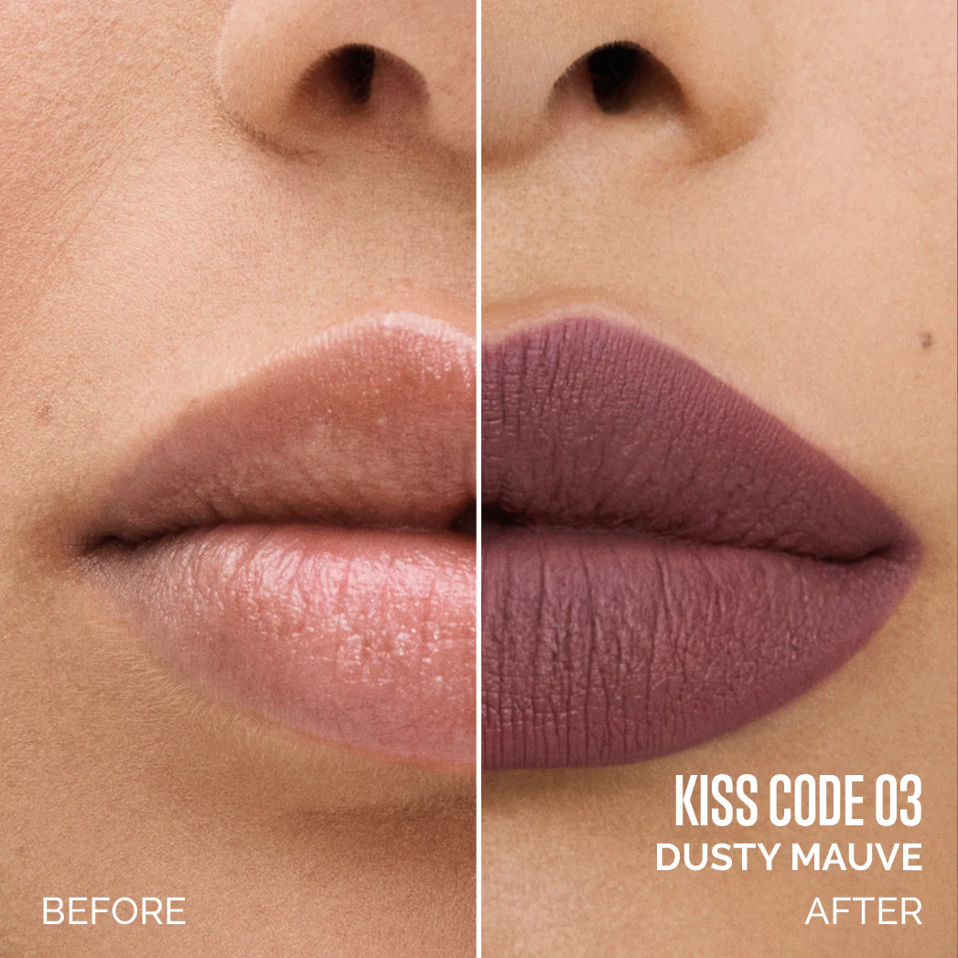 KISS CODE Lips - Lápiz labial, Lápiz labial mate