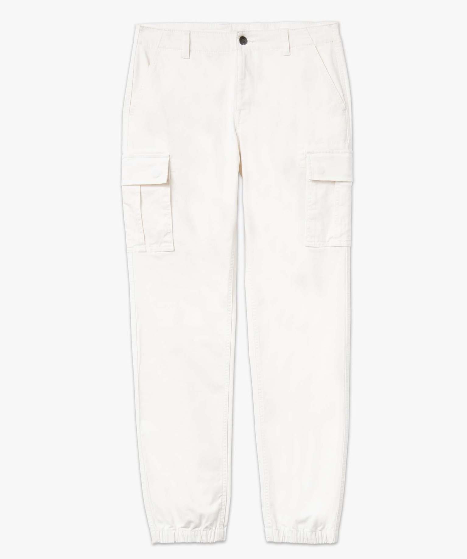 Pantalon homme cargo coupe Straight ecru | GEMO