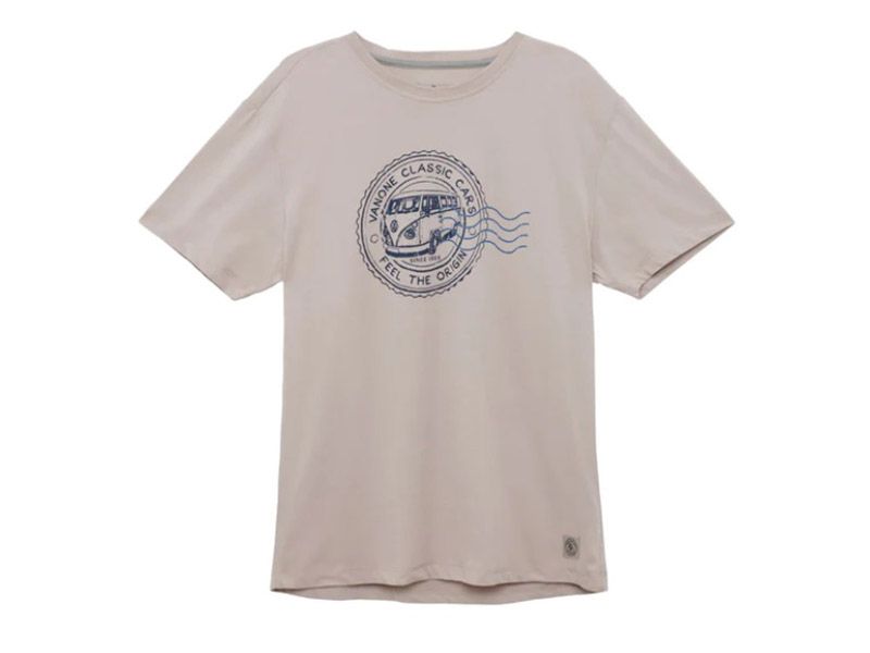 Van One Bulli Stamp Beige Herren T-shirt