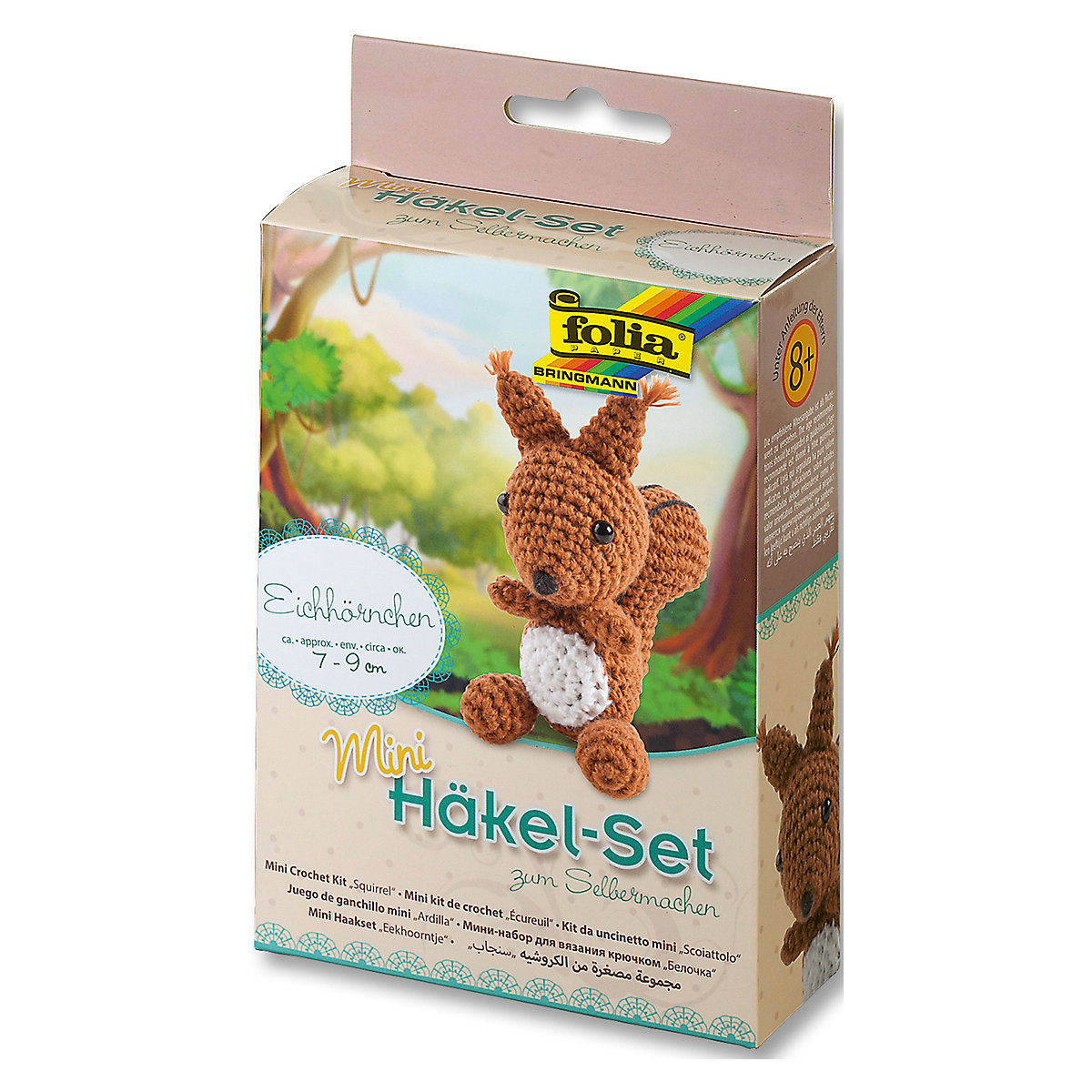 Mini-Häkelset Eichhörnchen