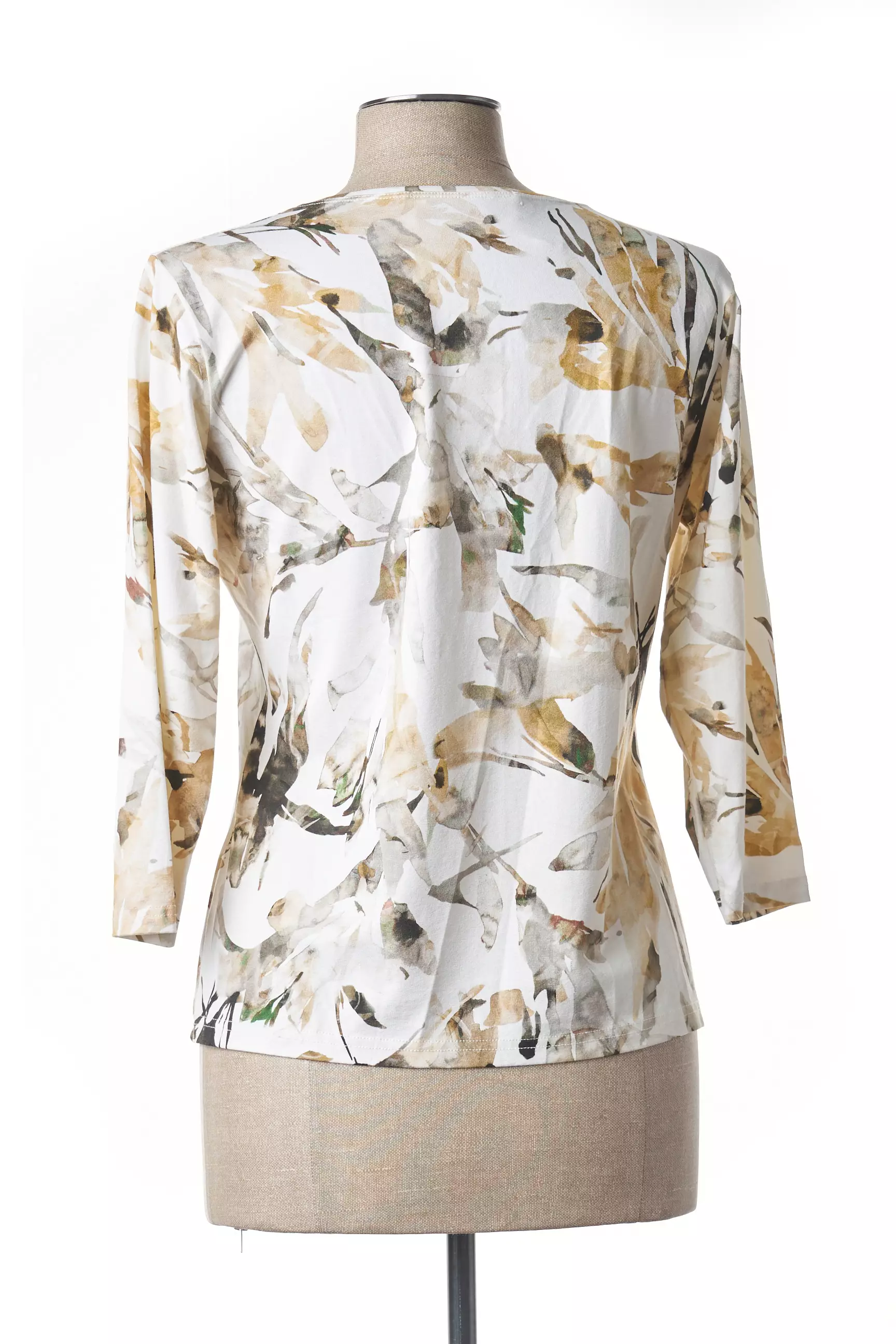 Maille A Forcier Tshirts Femme couleur beige