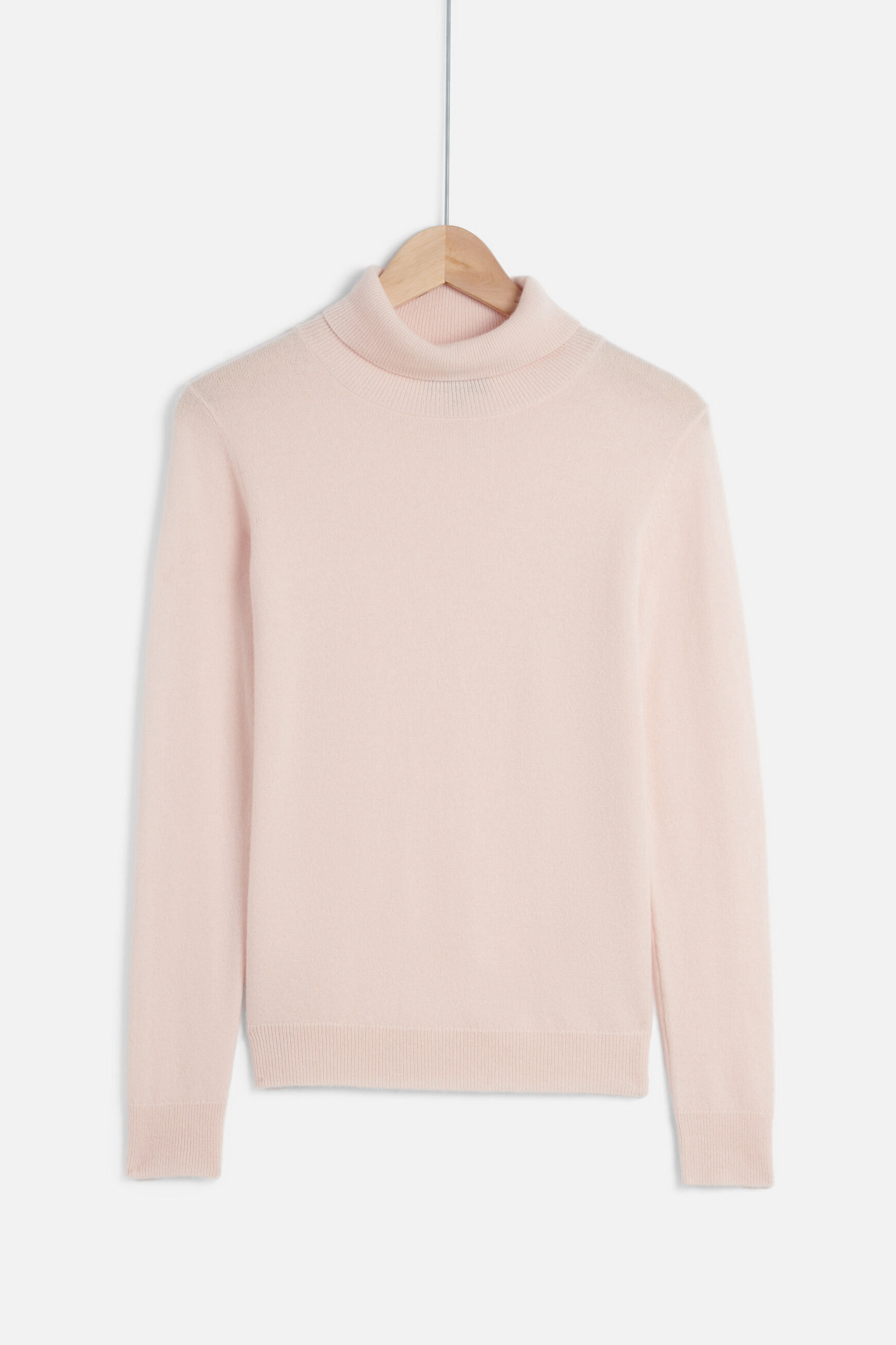 pull dylan b 100% cachemire rose clair femme
