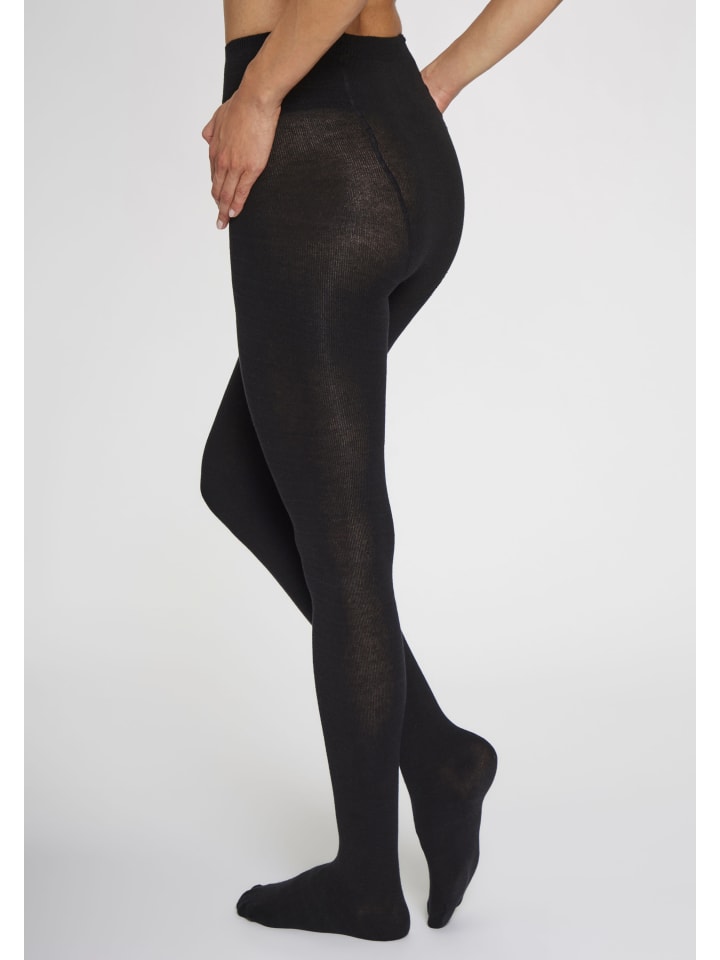 LAVANA basic Strickstrumpfhose in schwarz günstig kaufen