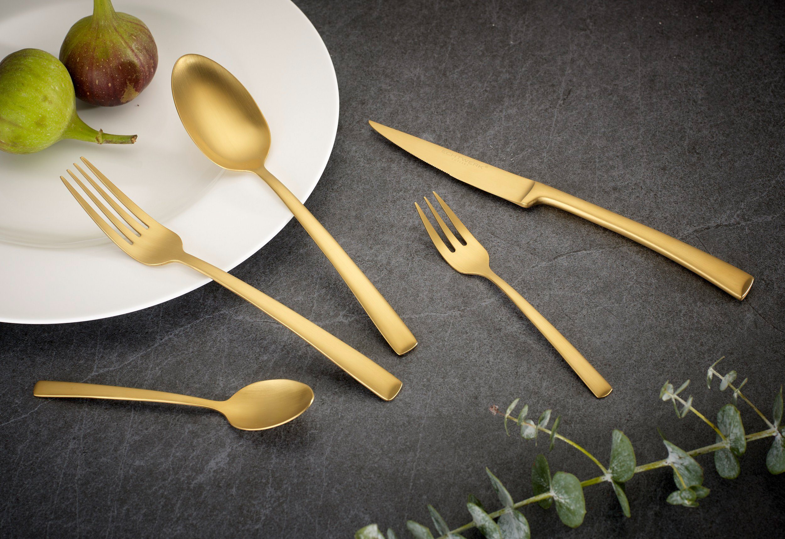 ECHTWERK Besteck-Set Avelino, Tafelbesteck, edles Besteck, Edelstahl 18/10, 20-teilig für 4 Personen