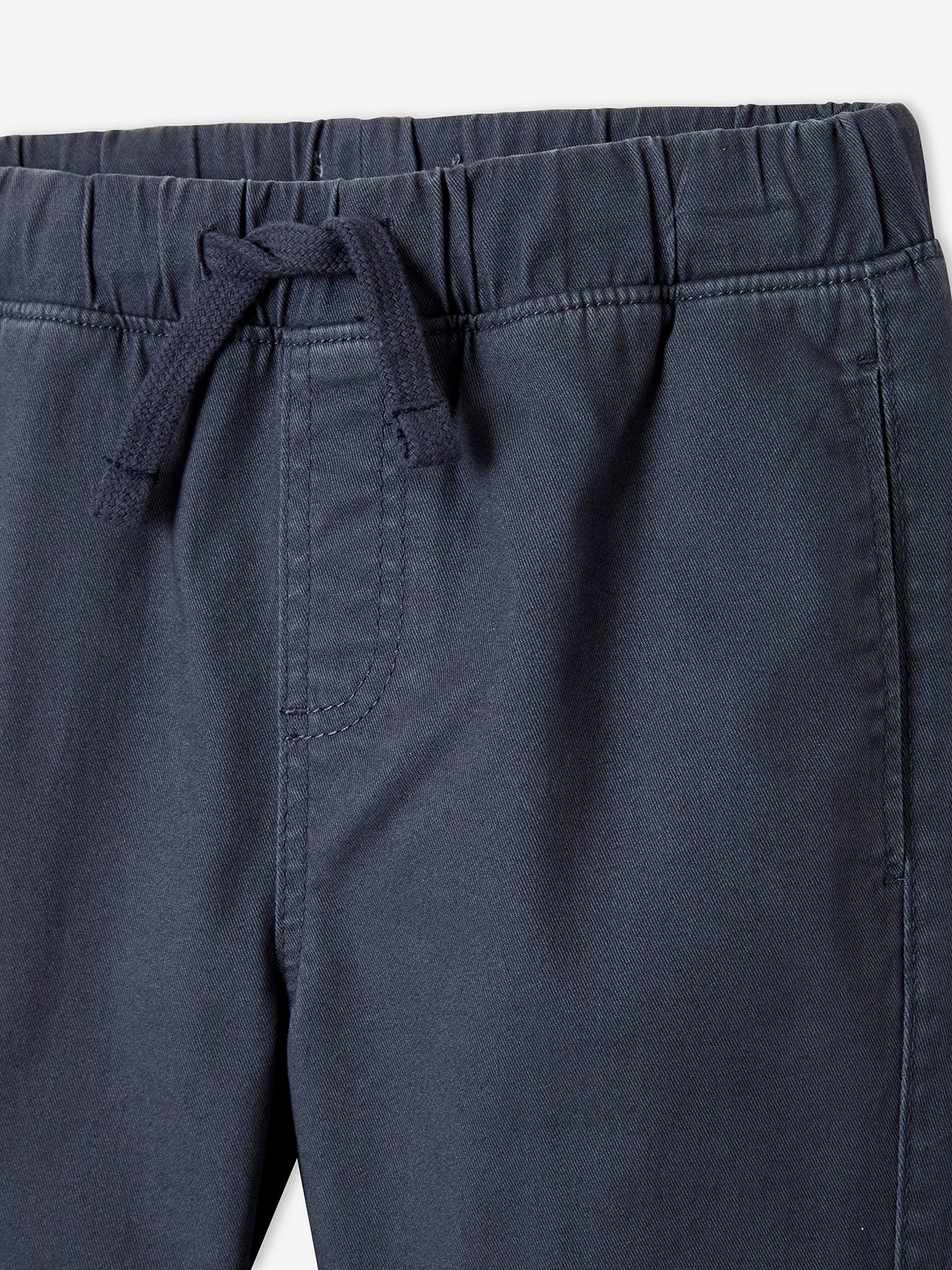 Pantalon battle garçon facile à enfiler navy