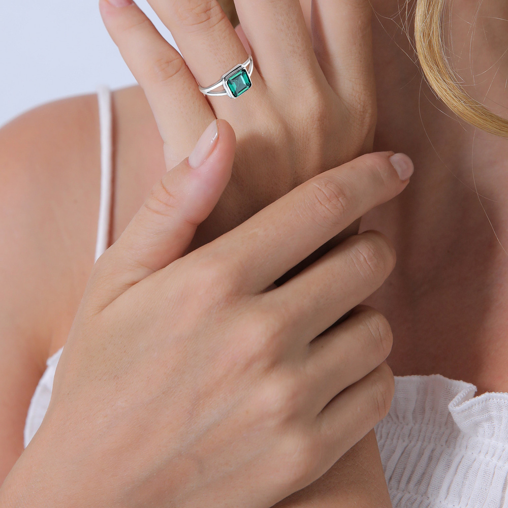 Elli Elli Bague Solitaire quartz Bague