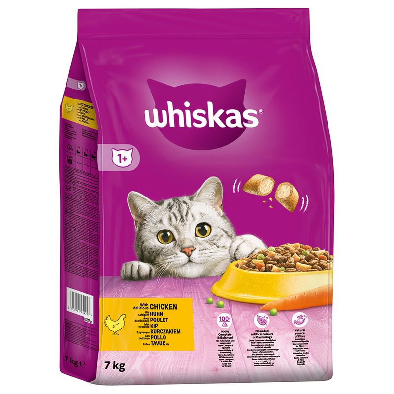 Mix-Sparpaket Whiskas 1+ 2 x 3,8 kg zu TOP-Preisen