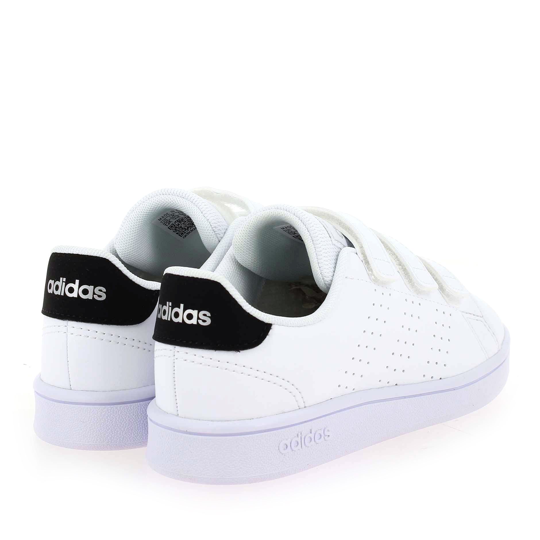 Adidas Originals  ADVANTAGE CF C - Blanc Noir