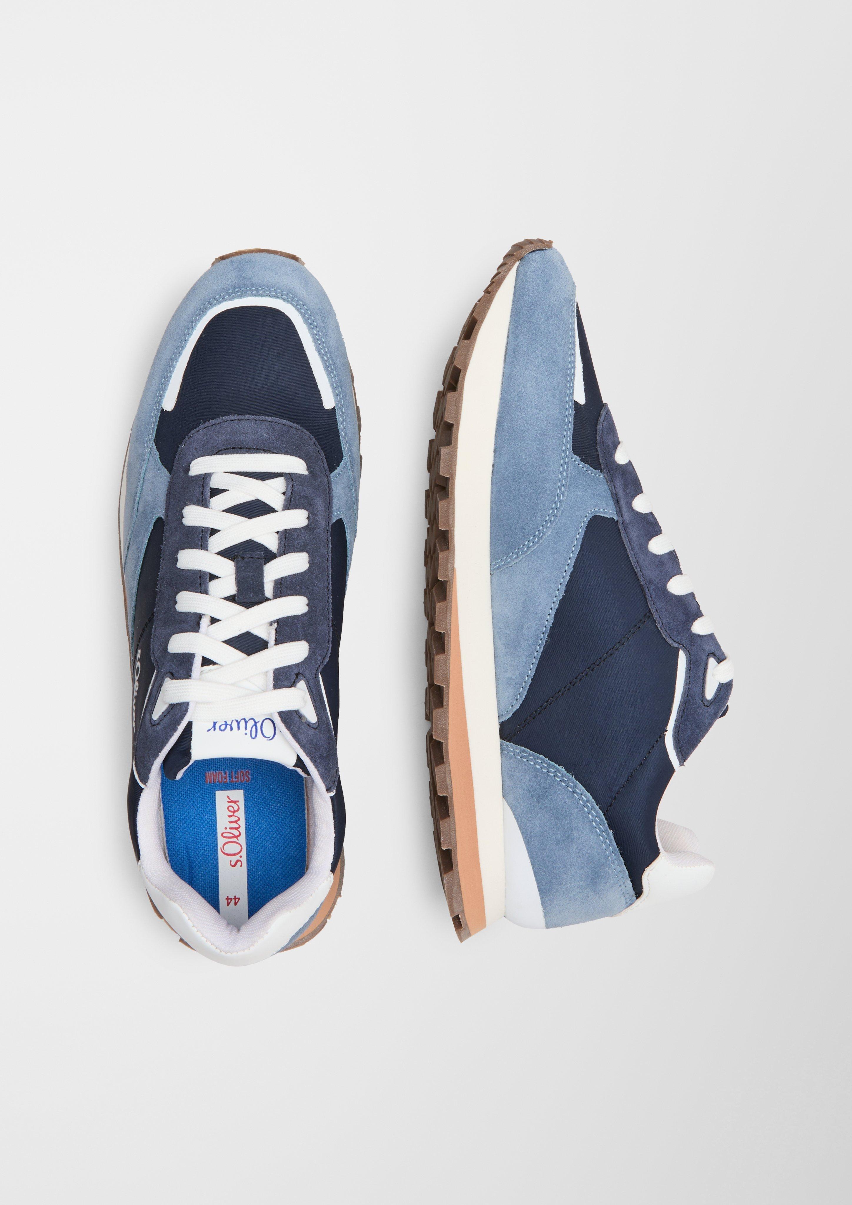 Sneaker aus Ledermix  6007678-805
