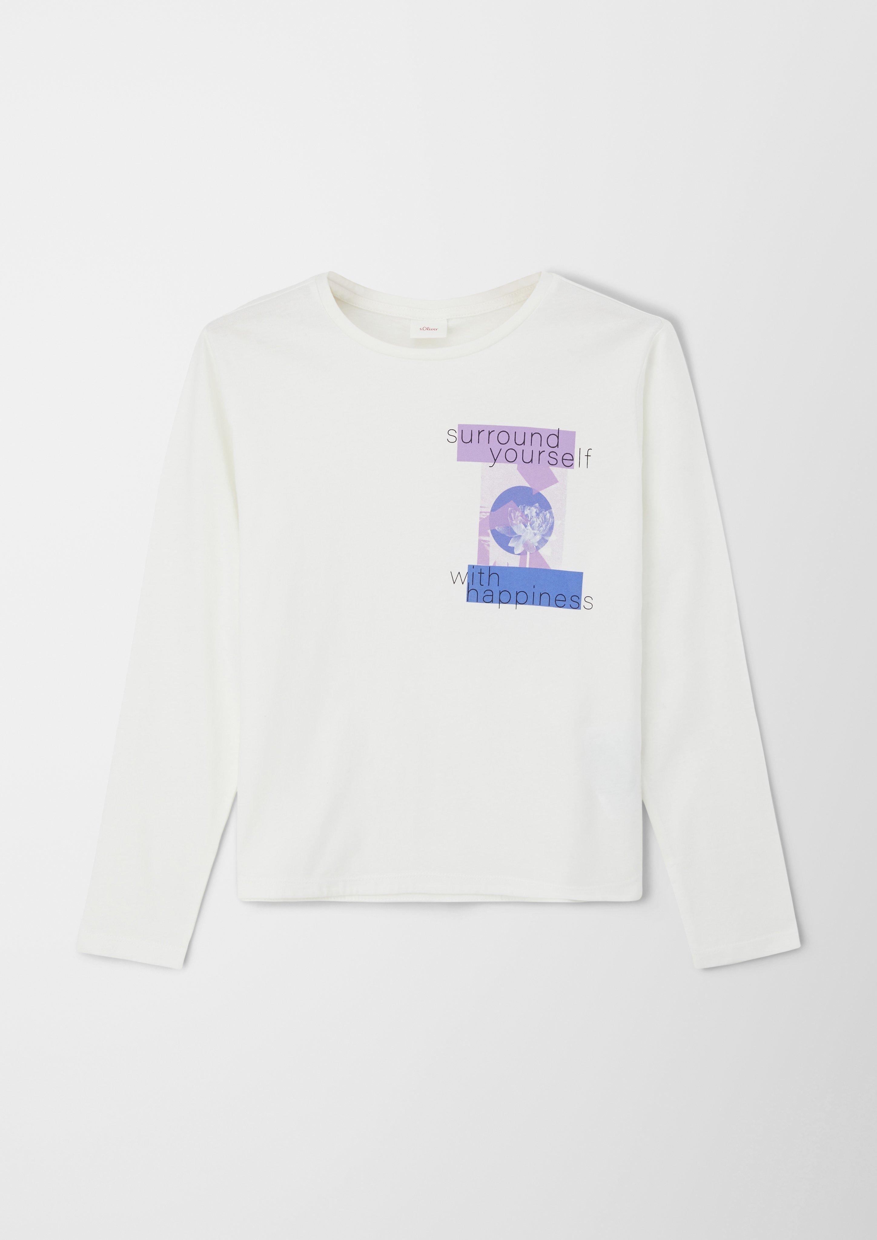 Longsleeve mit Statementprint  2122016-0210