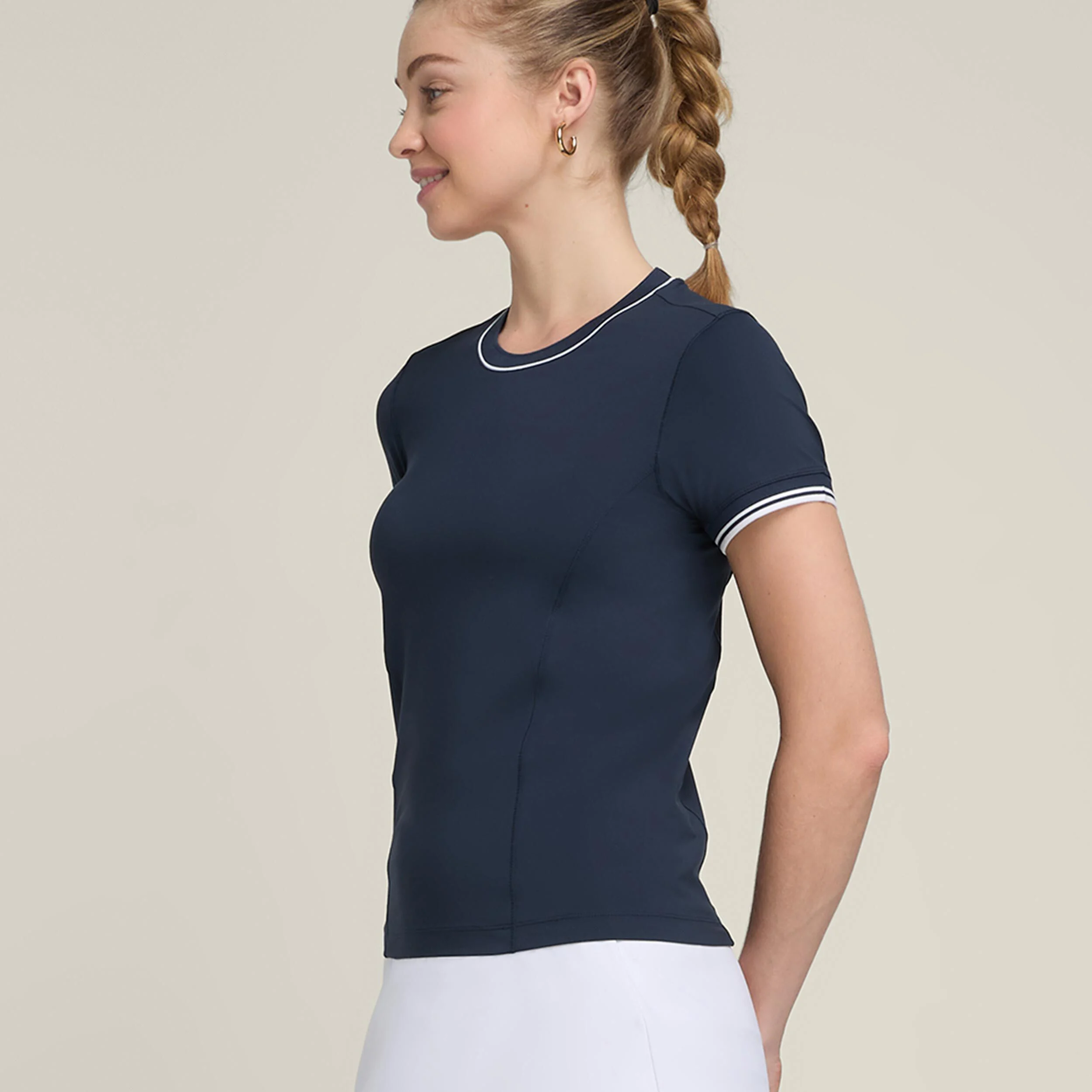 Baseline Seamless Team T-Shirt Damen - Dunkelblau