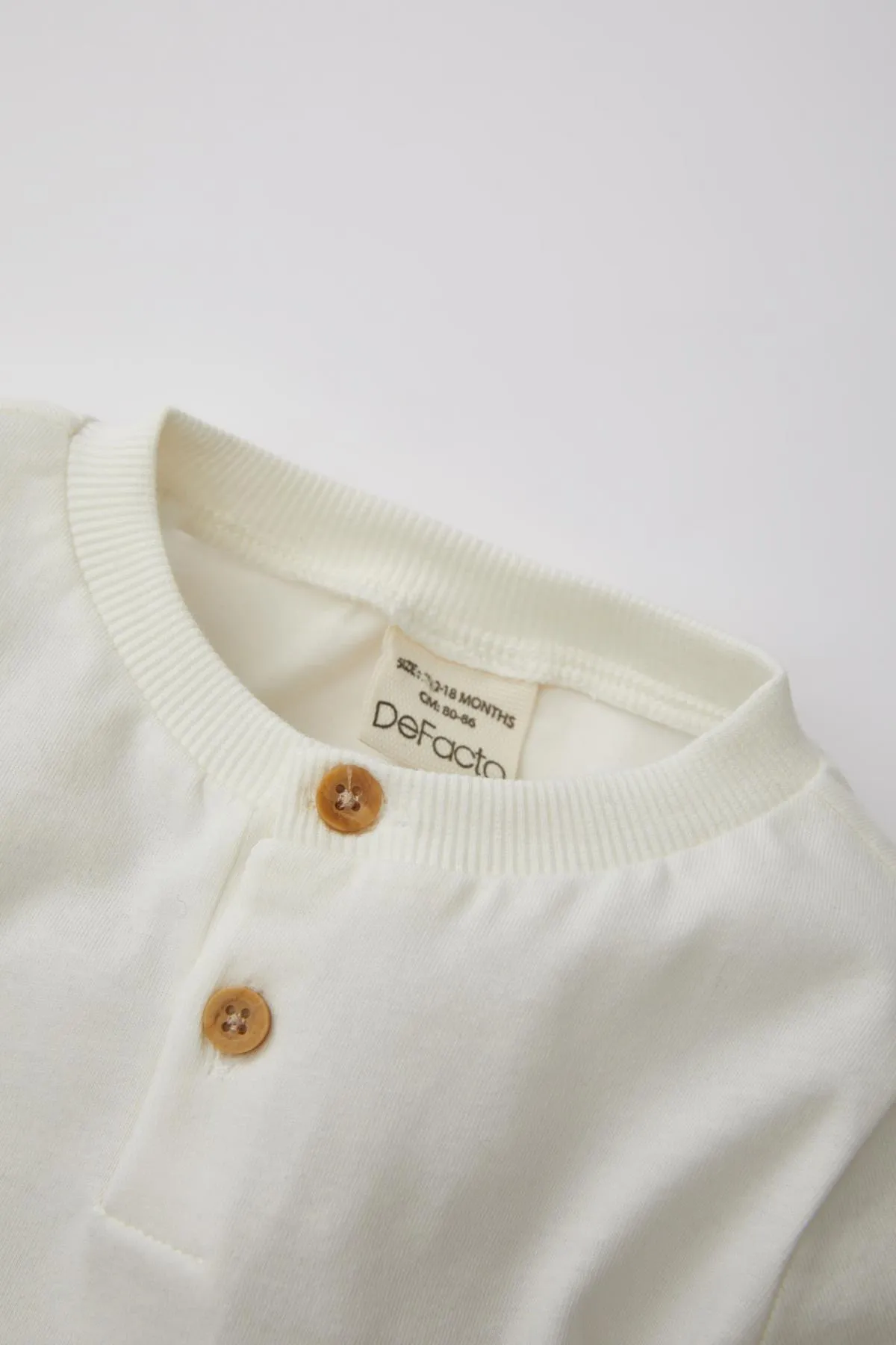DeFacto  Gestreiftes, langärmliges Pyjama-Set aus Webstoff für Babys (J)
