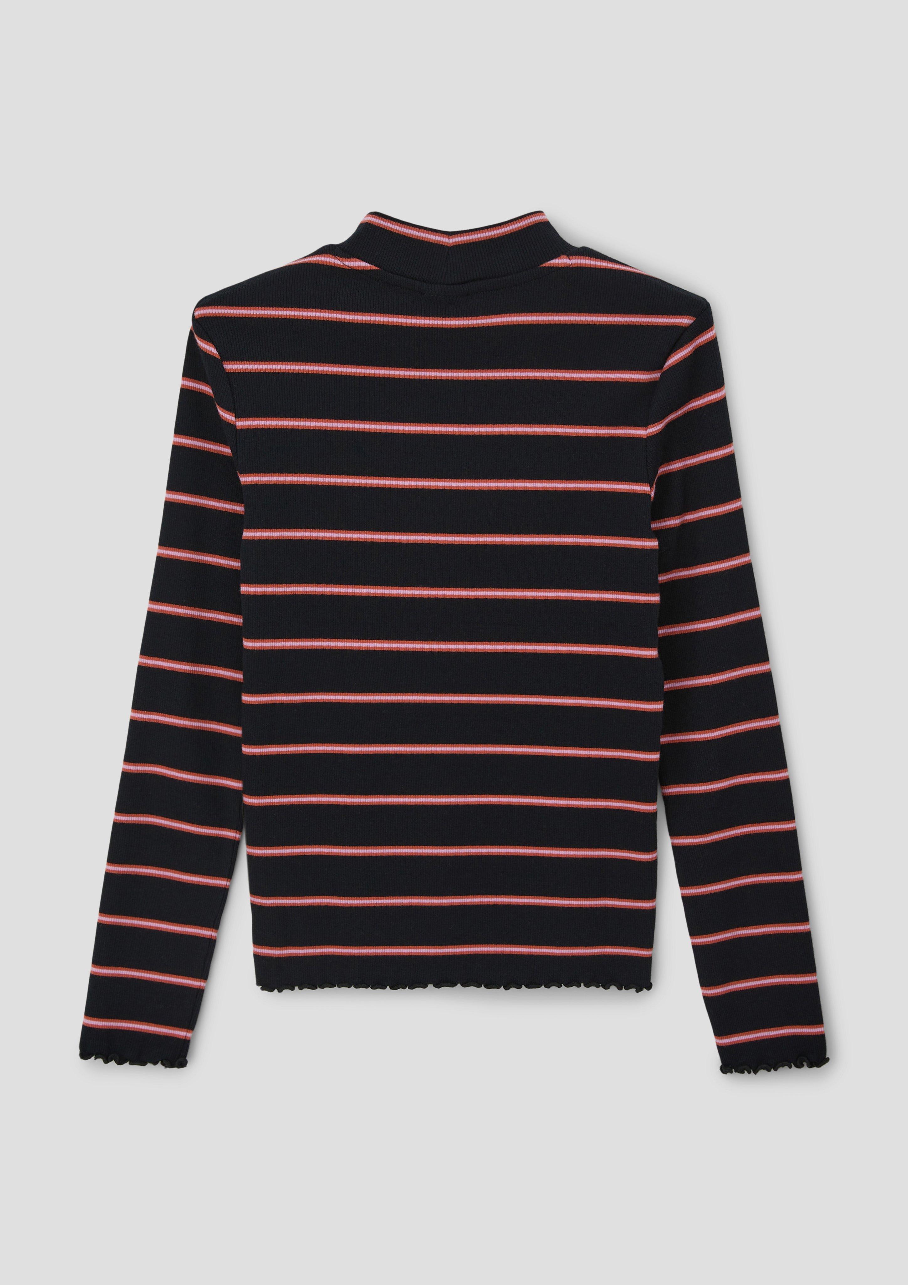Gestreiftes Longsleeve mit Rippstruktur  2133797-99G1